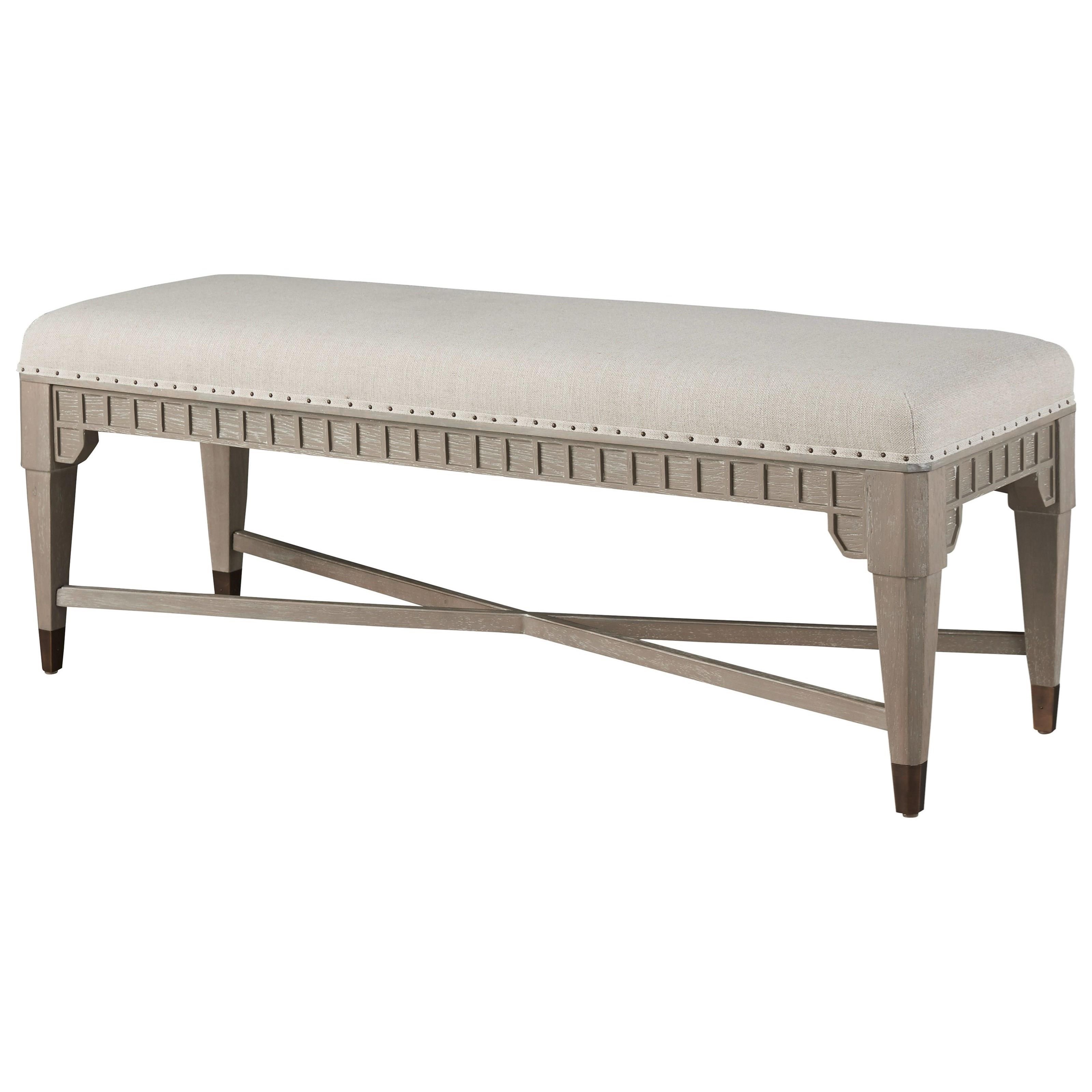 End of bed bench with 2025 back